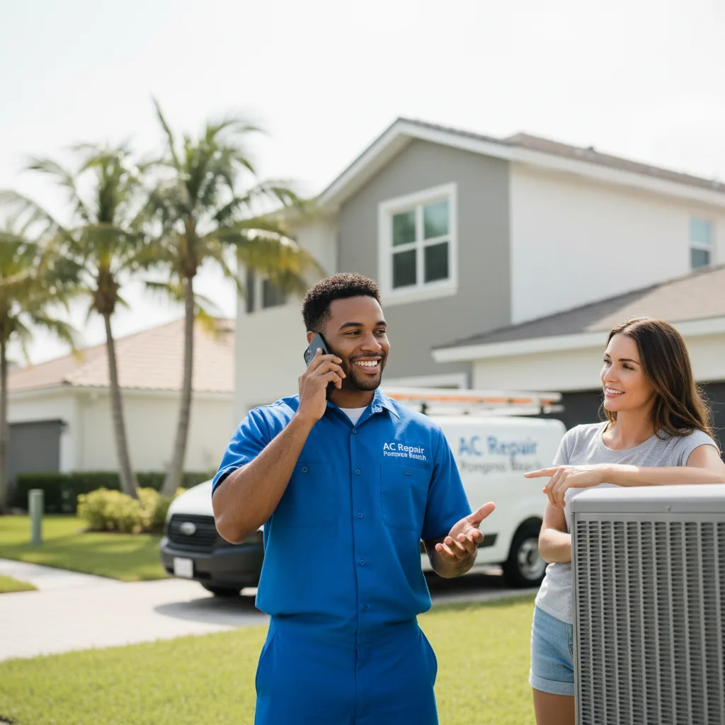 AC Repair Pompano Beach customer support in Slinger